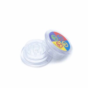 Grinder Sencillo Transparente 2 piezas 1 Piso
