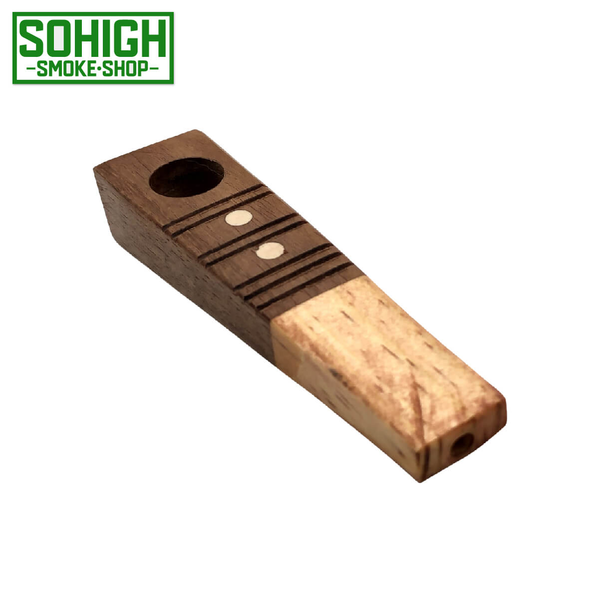 Pipa de Madera con Puntos - Image 2